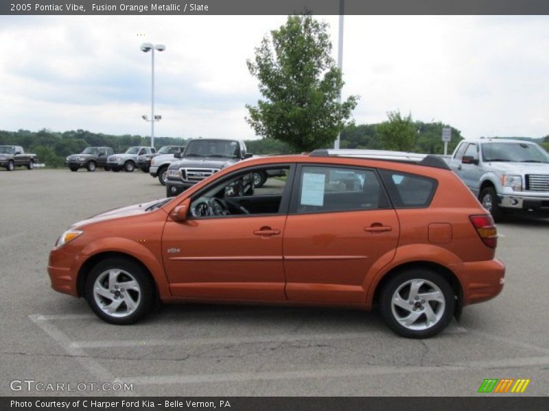 Fusion Orange Metallic / Slate 2005 Pontiac Vibe