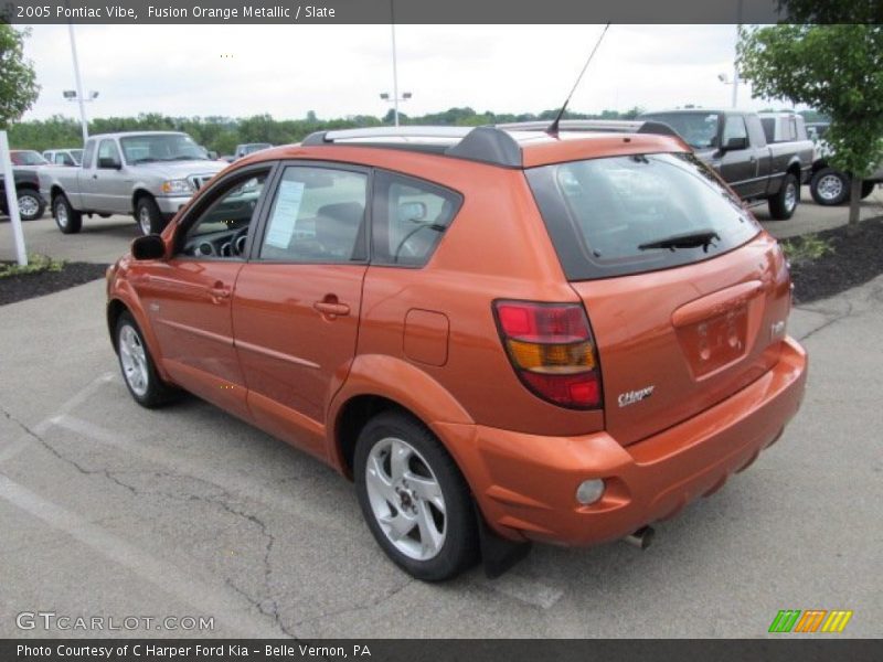 Fusion Orange Metallic / Slate 2005 Pontiac Vibe