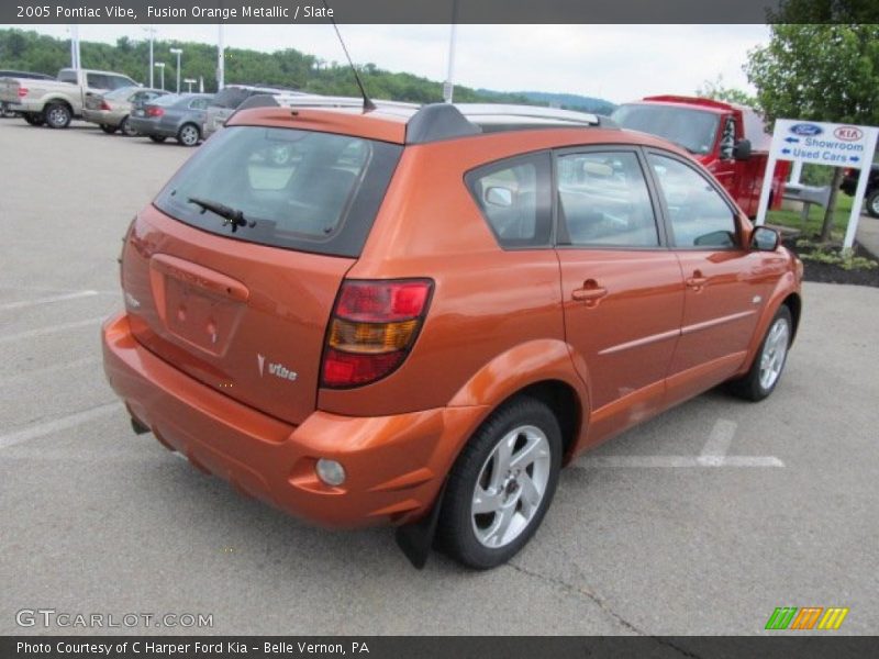 Fusion Orange Metallic / Slate 2005 Pontiac Vibe