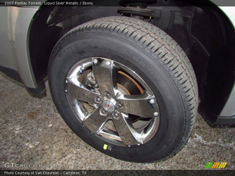 Liquid Silver Metallic / Ebony 2007 Pontiac Torrent