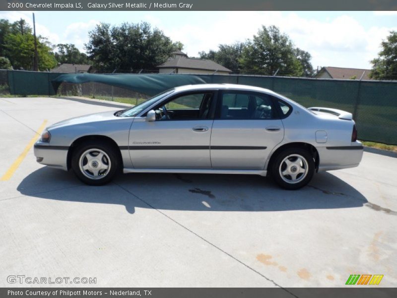 Galaxy Silver Metallic / Medium Gray 2000 Chevrolet Impala LS
