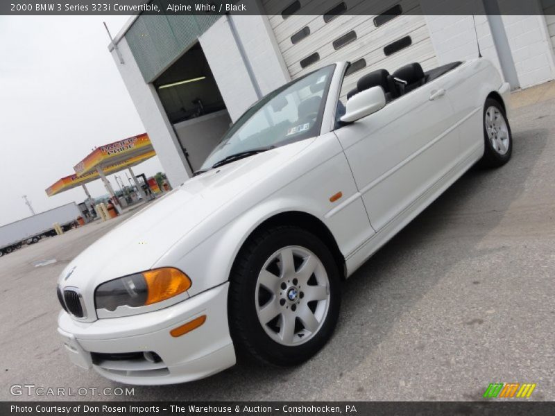 Alpine White / Black 2000 BMW 3 Series 323i Convertible