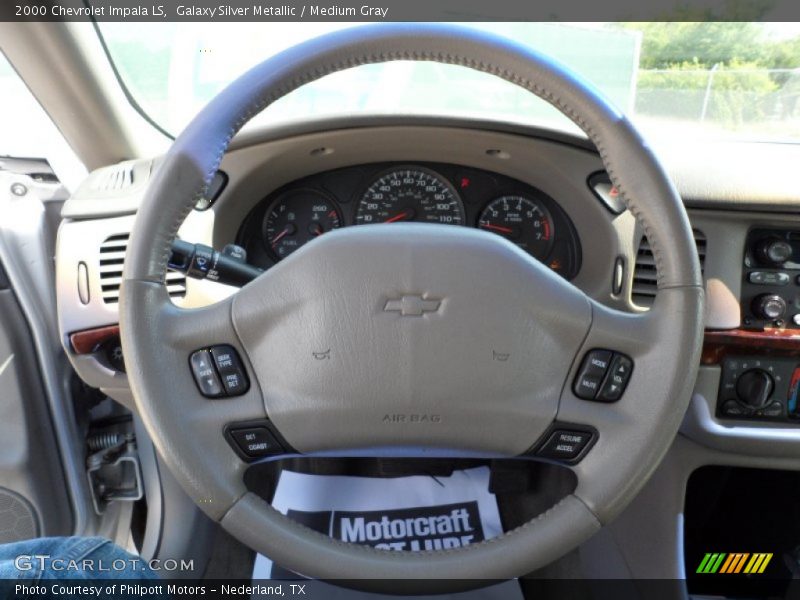Galaxy Silver Metallic / Medium Gray 2000 Chevrolet Impala LS