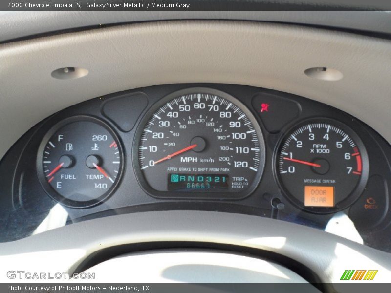 Galaxy Silver Metallic / Medium Gray 2000 Chevrolet Impala LS