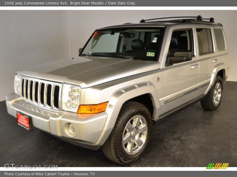 Bright Silver Metallic / Dark Slate Gray 2008 Jeep Commander Limited 4x4