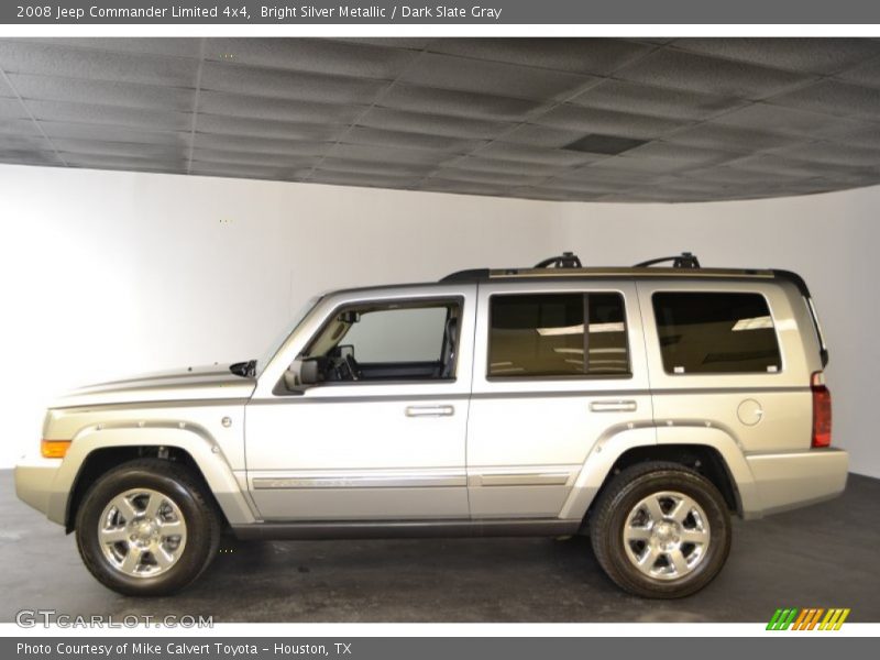 Bright Silver Metallic / Dark Slate Gray 2008 Jeep Commander Limited 4x4