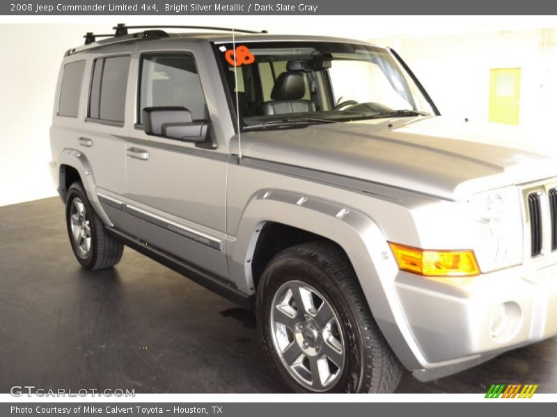 Bright Silver Metallic / Dark Slate Gray 2008 Jeep Commander Limited 4x4