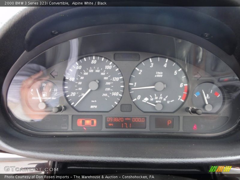  2000 3 Series 323i Convertible 323i Convertible Gauges