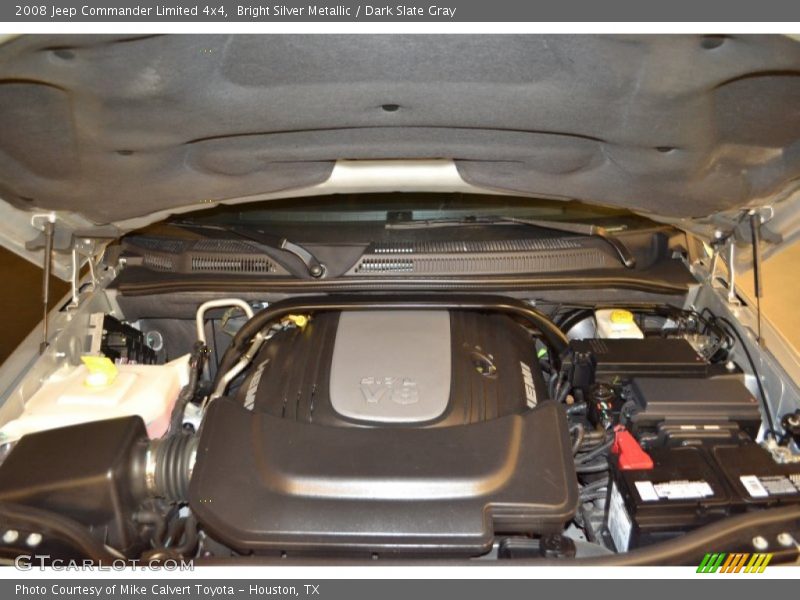 Bright Silver Metallic / Dark Slate Gray 2008 Jeep Commander Limited 4x4