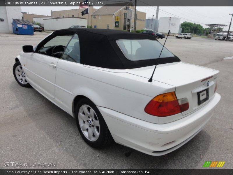 Alpine White / Black 2000 BMW 3 Series 323i Convertible