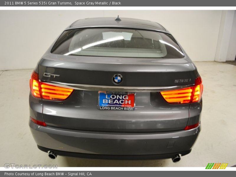 Space Gray Metallic / Black 2011 BMW 5 Series 535i Gran Turismo