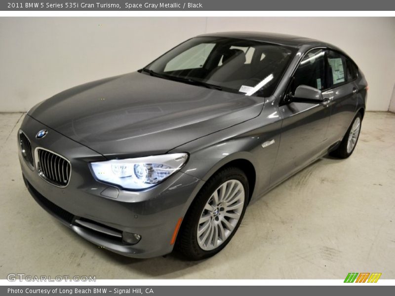 Space Gray Metallic / Black 2011 BMW 5 Series 535i Gran Turismo
