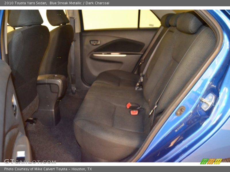 Blue Streak Metallic / Dark Charcoal 2010 Toyota Yaris Sedan