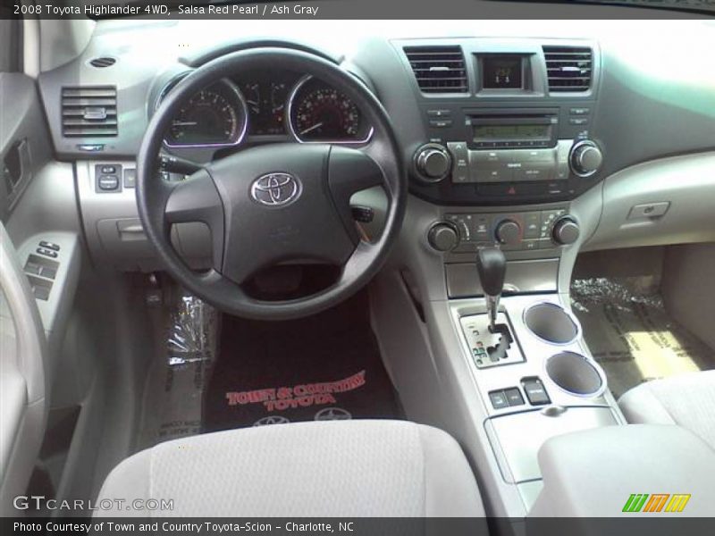 Salsa Red Pearl / Ash Gray 2008 Toyota Highlander 4WD