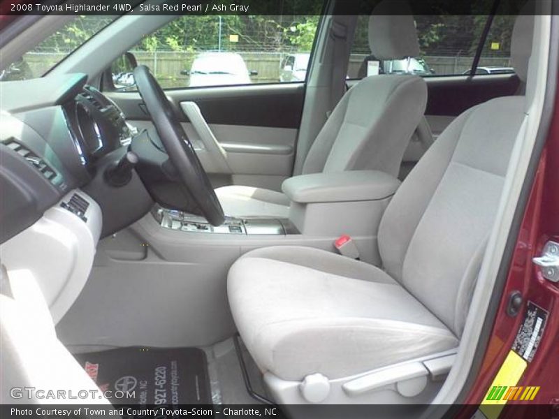 Salsa Red Pearl / Ash Gray 2008 Toyota Highlander 4WD