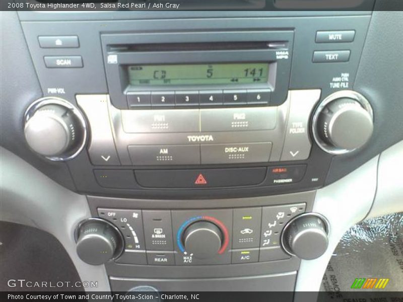 Salsa Red Pearl / Ash Gray 2008 Toyota Highlander 4WD