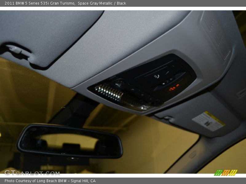 Space Gray Metallic / Black 2011 BMW 5 Series 535i Gran Turismo