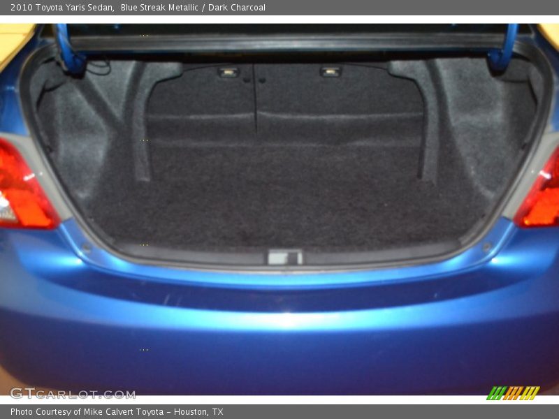 Blue Streak Metallic / Dark Charcoal 2010 Toyota Yaris Sedan