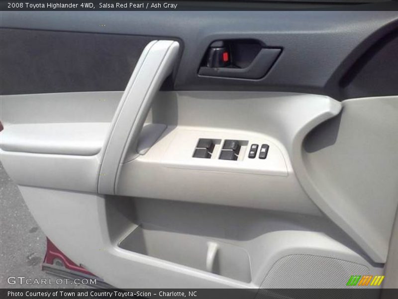 Salsa Red Pearl / Ash Gray 2008 Toyota Highlander 4WD