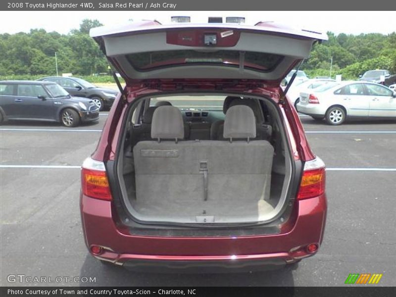 Salsa Red Pearl / Ash Gray 2008 Toyota Highlander 4WD