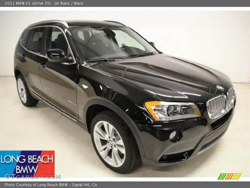 Jet Black / Black 2011 BMW X3 xDrive 35i