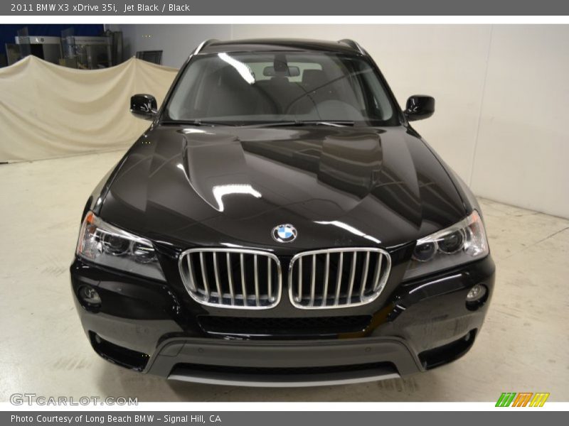 Jet Black / Black 2011 BMW X3 xDrive 35i