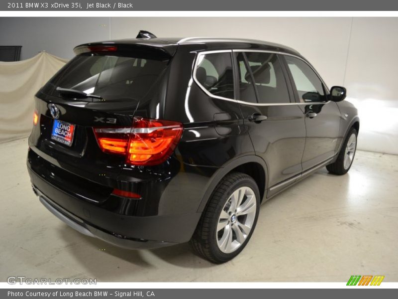 Jet Black / Black 2011 BMW X3 xDrive 35i