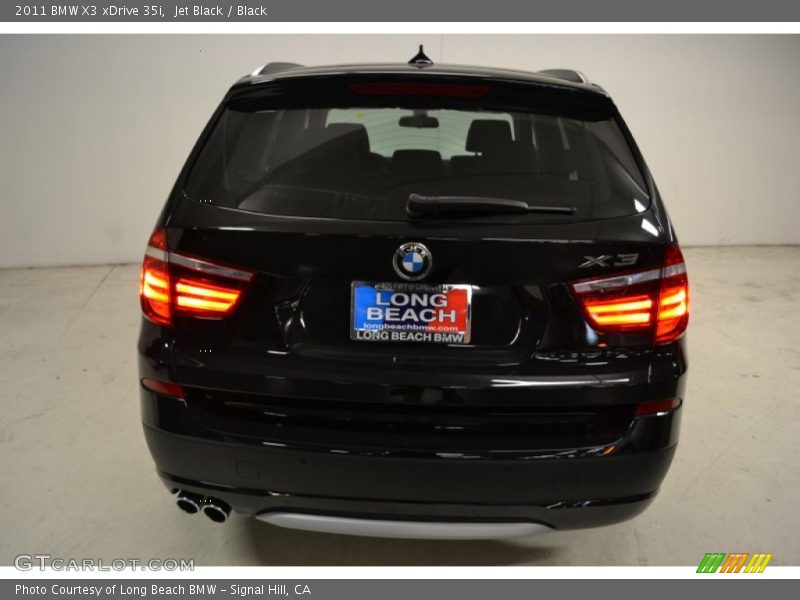 Jet Black / Black 2011 BMW X3 xDrive 35i
