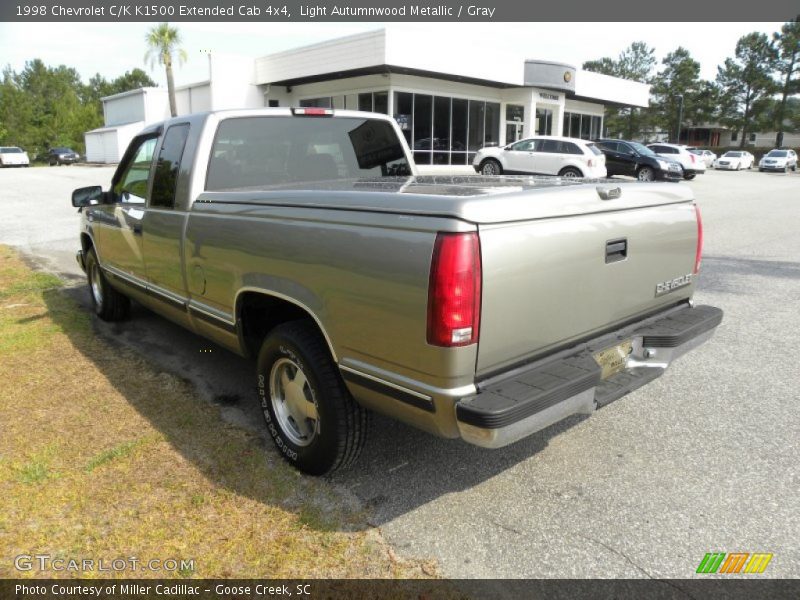 Light Autumnwood Metallic / Gray 1998 Chevrolet C/K K1500 Extended Cab 4x4