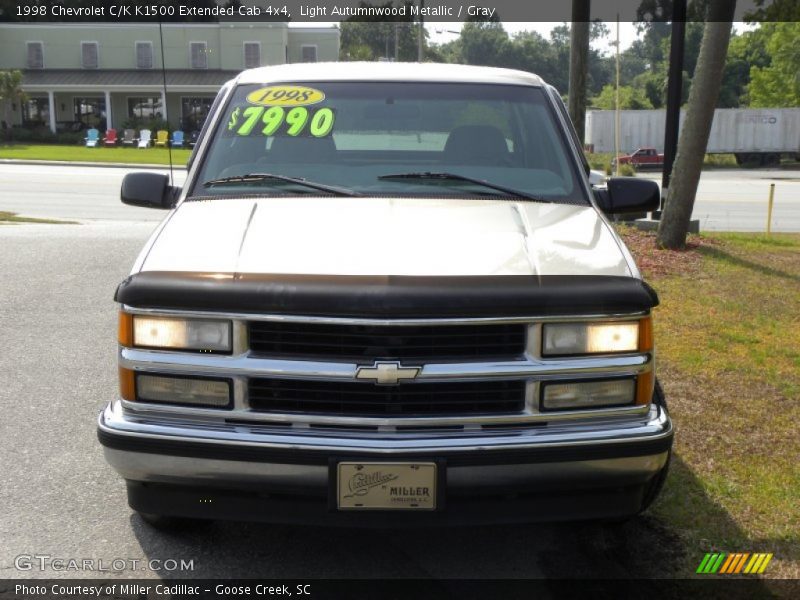 Light Autumnwood Metallic / Gray 1998 Chevrolet C/K K1500 Extended Cab 4x4