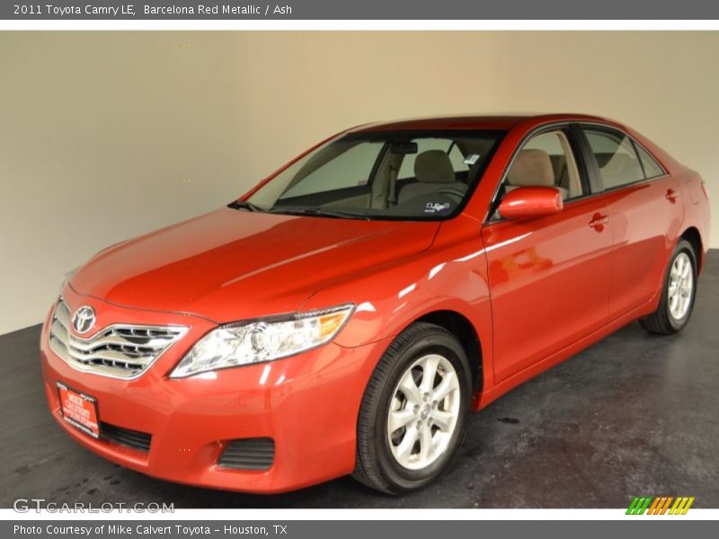 Barcelona Red Metallic / Ash 2011 Toyota Camry LE