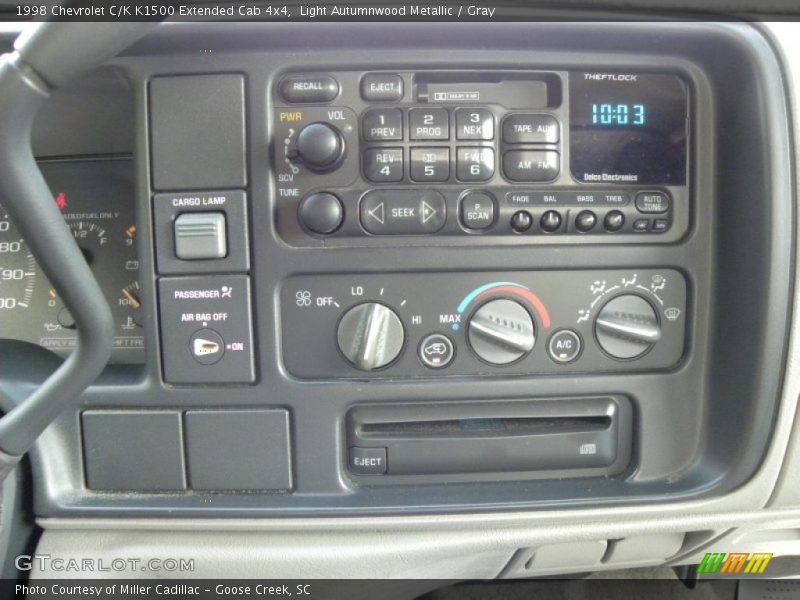 Controls of 1998 C/K K1500 Extended Cab 4x4