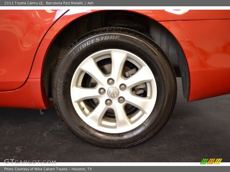Barcelona Red Metallic / Ash 2011 Toyota Camry LE