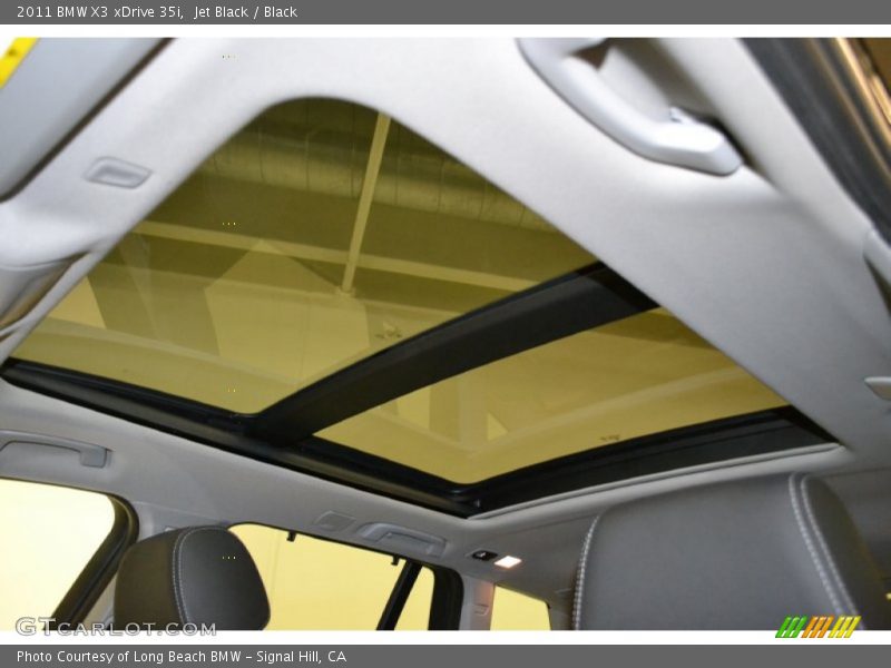 Sunroof of 2011 X3 xDrive 35i