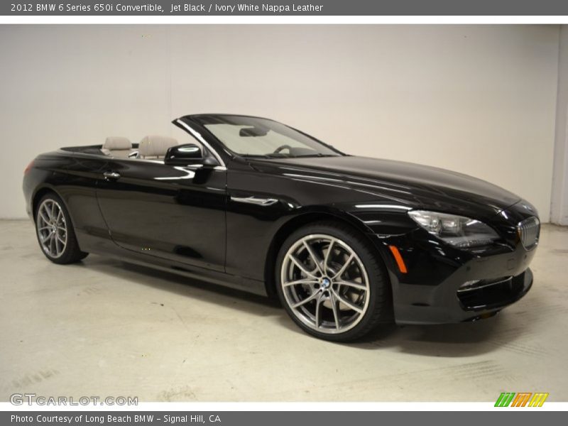  2012 6 Series 650i Convertible Jet Black