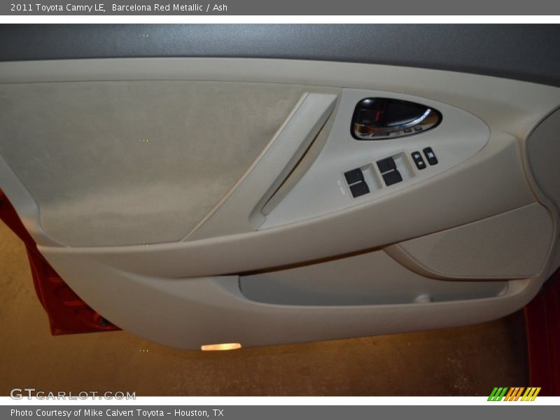 Barcelona Red Metallic / Ash 2011 Toyota Camry LE
