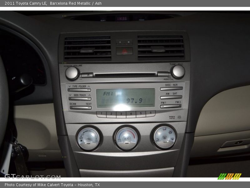 Barcelona Red Metallic / Ash 2011 Toyota Camry LE