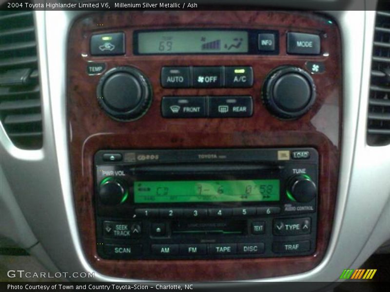 Millenium Silver Metallic / Ash 2004 Toyota Highlander Limited V6