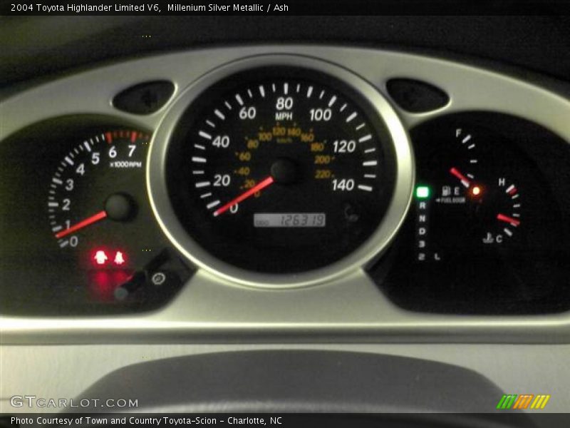 Millenium Silver Metallic / Ash 2004 Toyota Highlander Limited V6