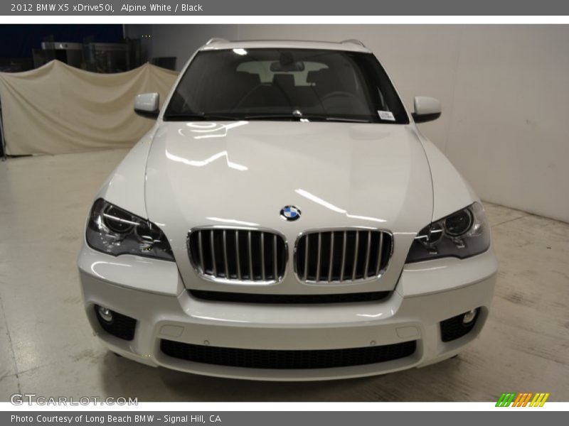 Alpine White / Black 2012 BMW X5 xDrive50i
