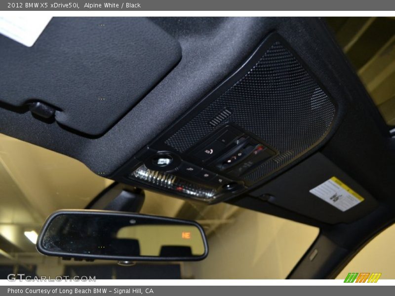 Alpine White / Black 2012 BMW X5 xDrive50i