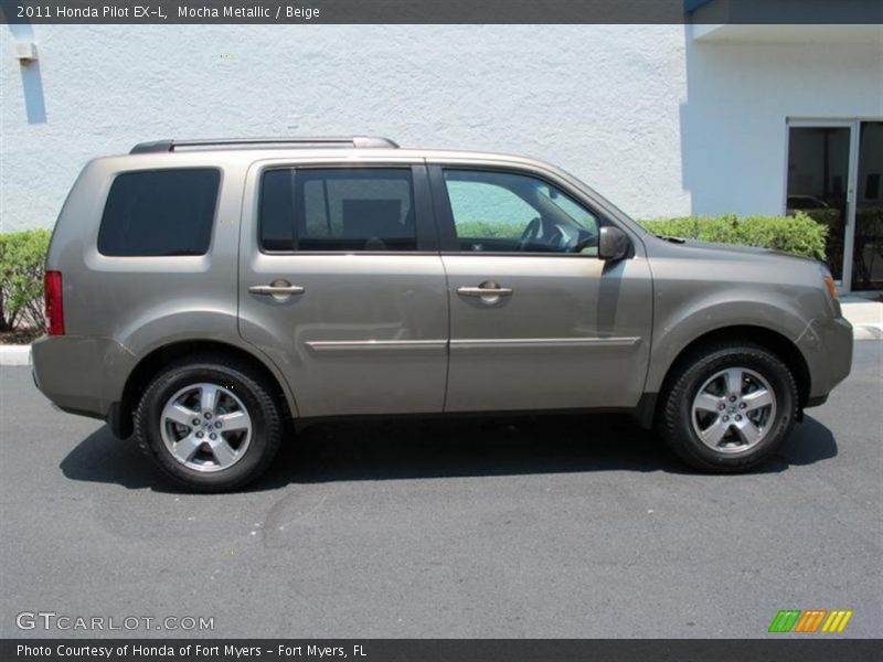 Mocha Metallic / Beige 2011 Honda Pilot EX-L