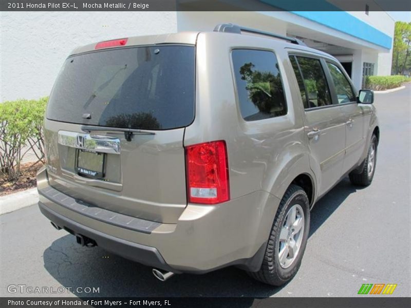 Mocha Metallic / Beige 2011 Honda Pilot EX-L