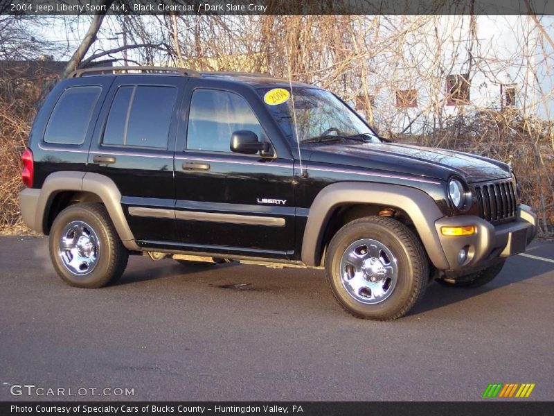 Black Clearcoat / Dark Slate Gray 2004 Jeep Liberty Sport 4x4
