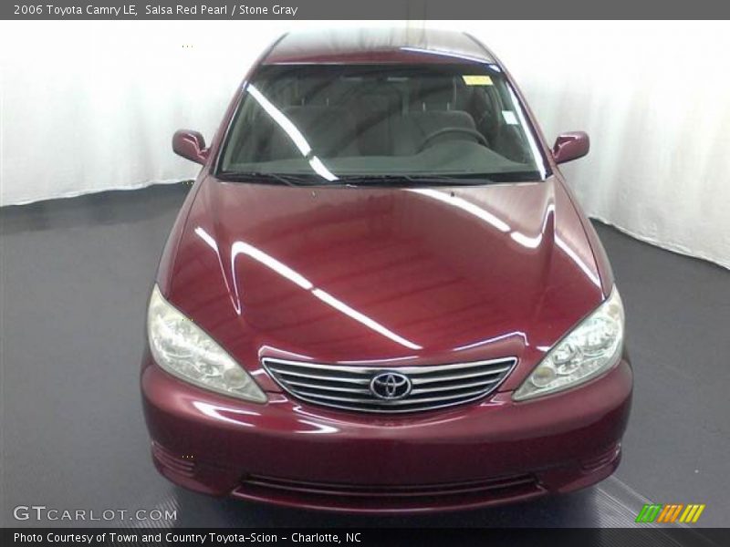 Salsa Red Pearl / Stone Gray 2006 Toyota Camry LE