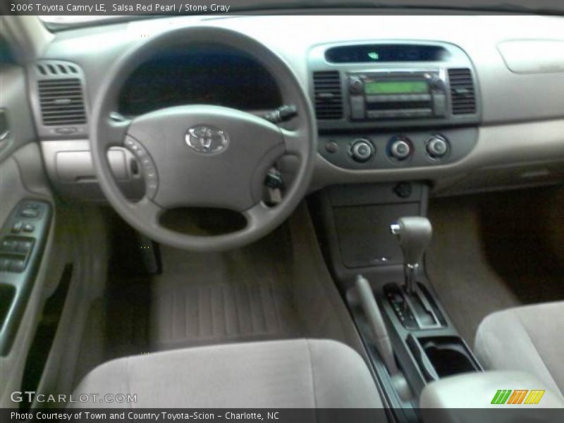 Salsa Red Pearl / Stone Gray 2006 Toyota Camry LE