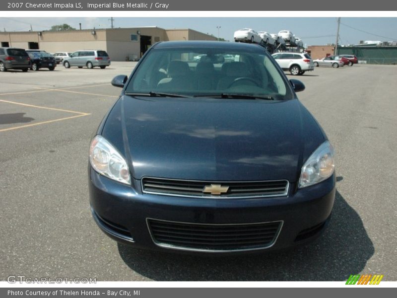 Imperial Blue Metallic / Gray 2007 Chevrolet Impala LS