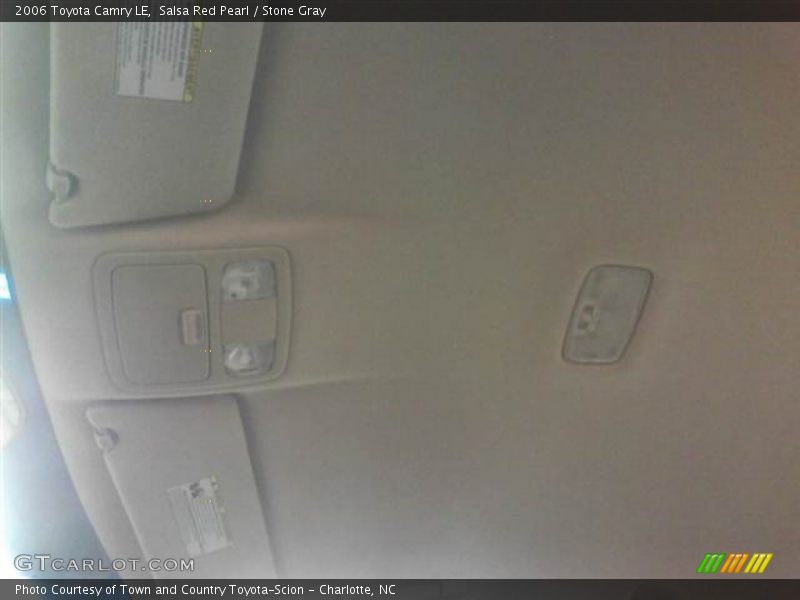 Salsa Red Pearl / Stone Gray 2006 Toyota Camry LE