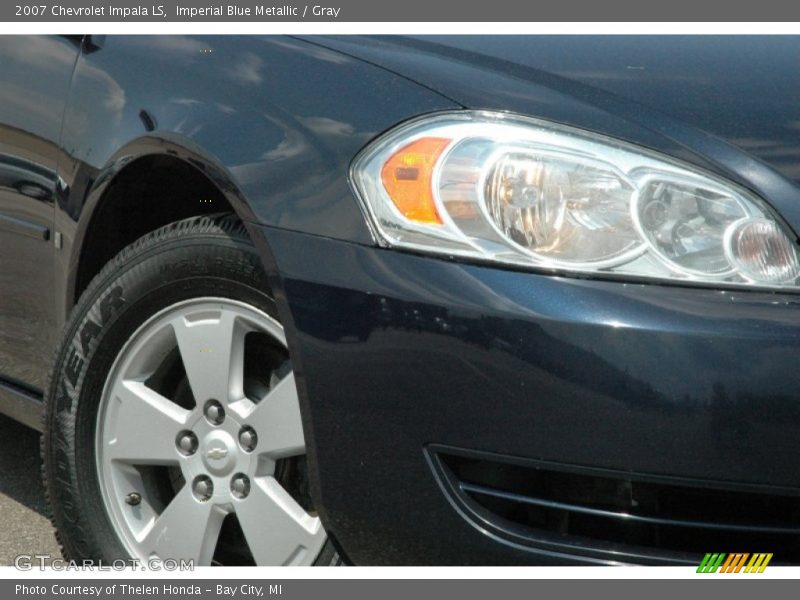 Imperial Blue Metallic / Gray 2007 Chevrolet Impala LS