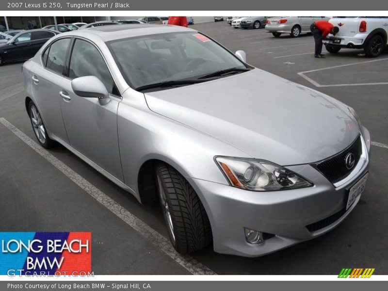 Tungsten Pearl / Black 2007 Lexus IS 250